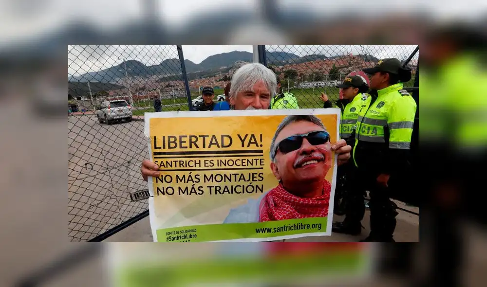 Liberan a exlíder de la FARC, pero lo recapturan 3 minutos tras su salida de prisión