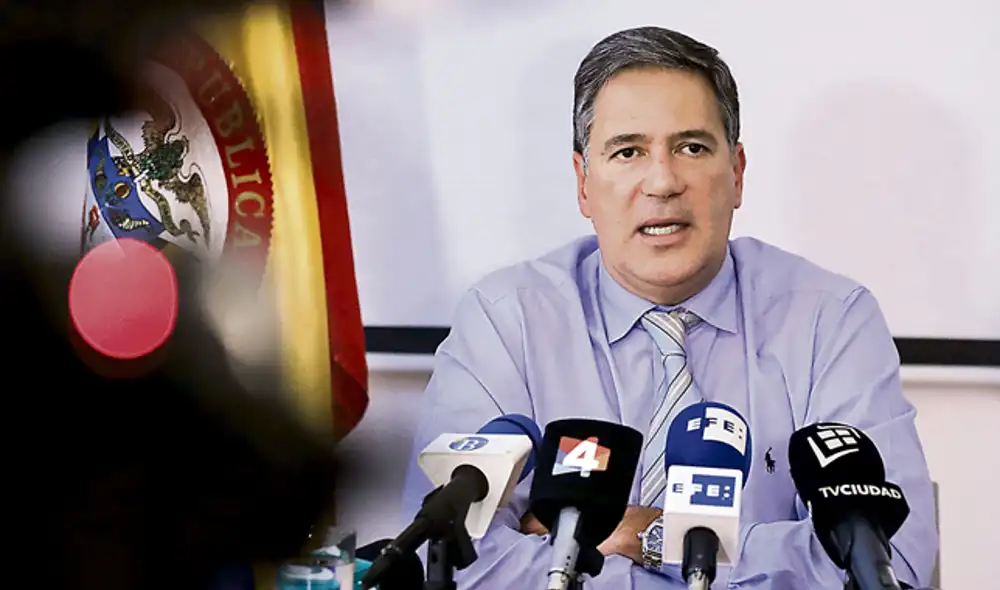 Escándalo. Embajador de Colombia en Uruguay, Fernando Sanclemente, dijo que saldrá airoso del ilegal hallazgo. (Foto: EFE)