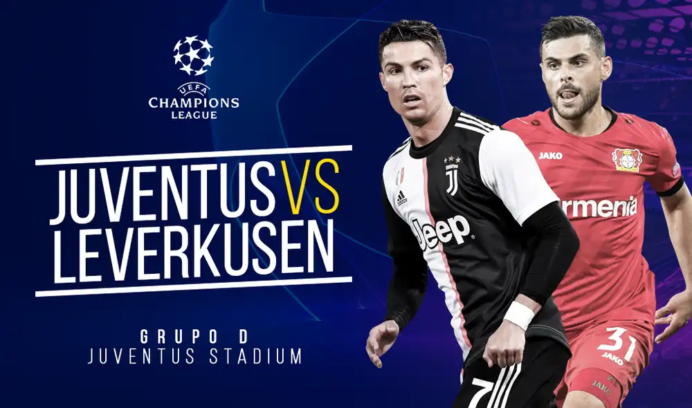 Juventus vs Bayer Leverkusen por la segunda fecha de la Champions League.