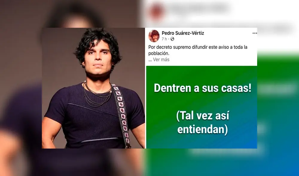 El artista desmintió acusaciones mediante su cuenta de Facebook.