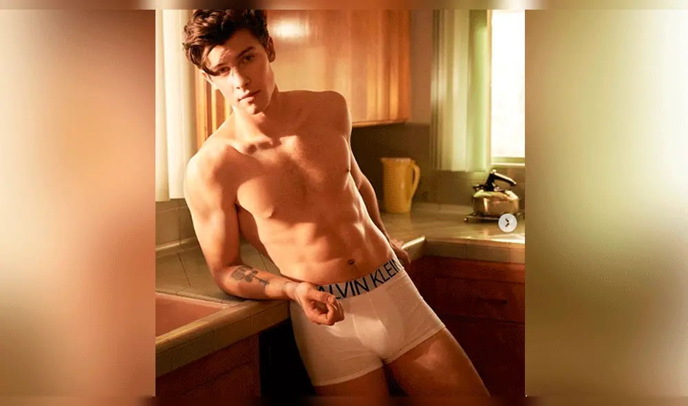 Shawn Mendes remece Instagram al publicar su primera foto en cazoncillos