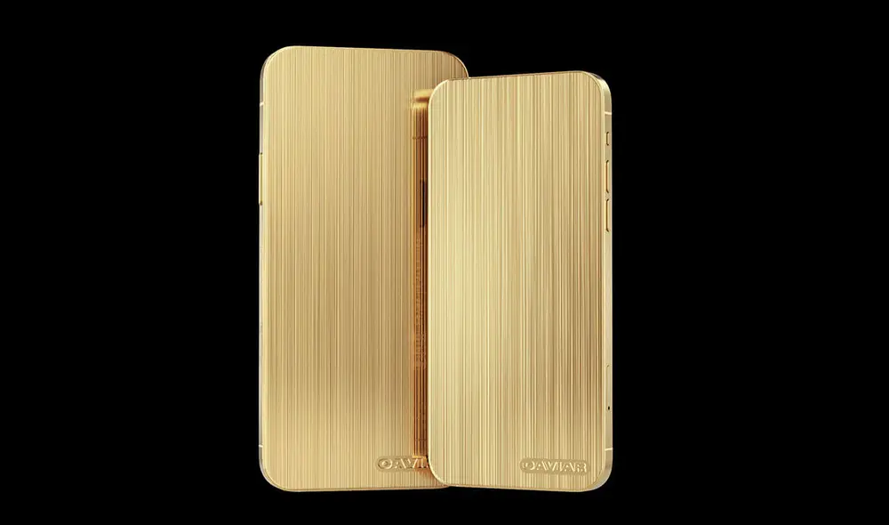 Este iPhone 12 está diseñado sin cámaras traseras. Foto: Caviar