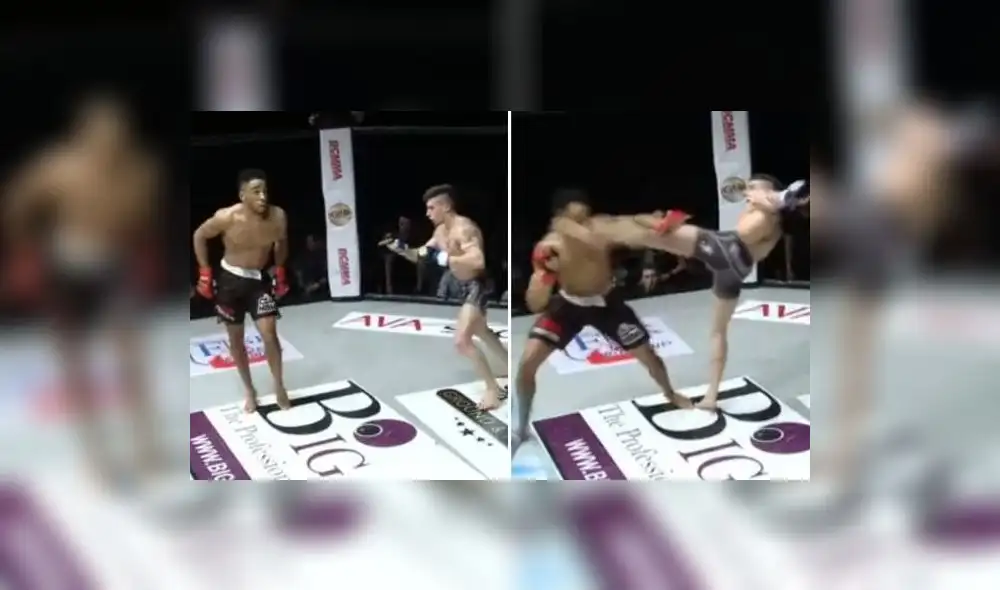 YouTube: Peleador se burla de su rival con el ‘baile del robot’ y recibe terrible KO | VIDEO