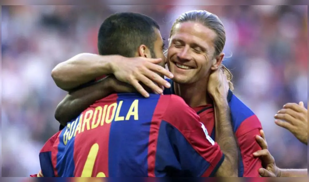 Emmanuel Petit disputó las temporadas 2000-01 con camiseta de Barcelona.
