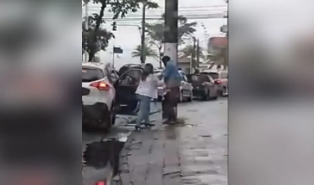 Desliza las imágenes para ver más detalles sobre esta emotiva escena ocurrida en Brasil. (Foto: captura / YouTube) Desliza las imágenes para ver más detalles sobre esta emotiva escena ocurrida en Brasil. (Foto: captura / YouTube)