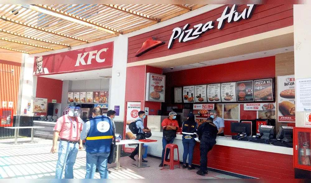 Fiscalía y Municipalidad de Chiclayo intervinieron esta tarde tiendas de Real Plaza.