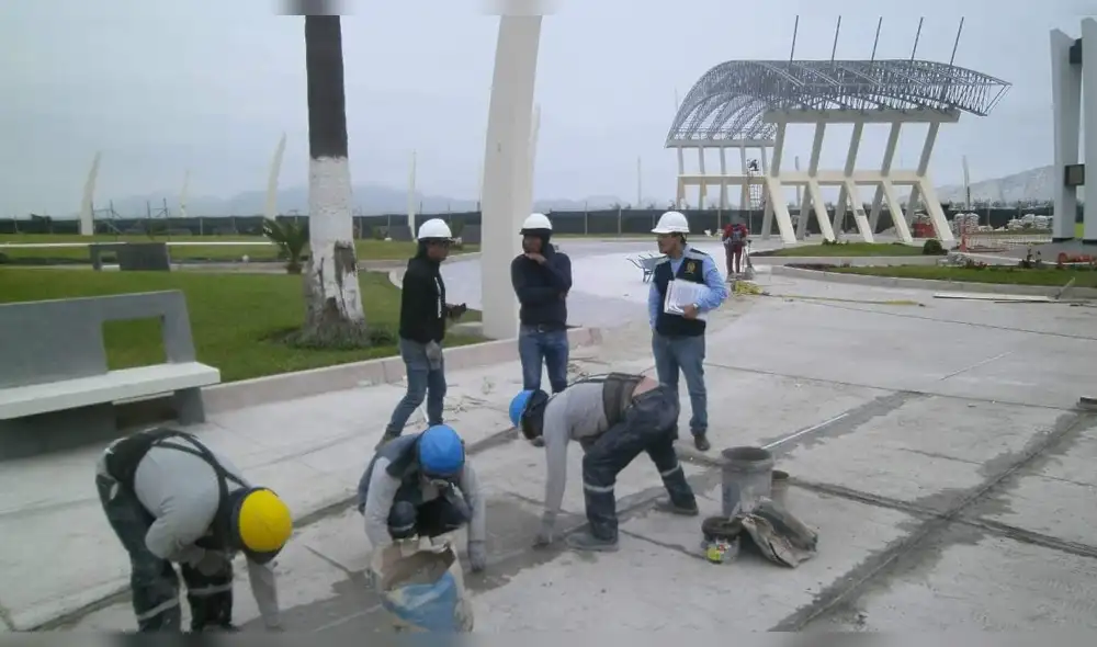 Presuntas irregularidades en obra de Chimbote.