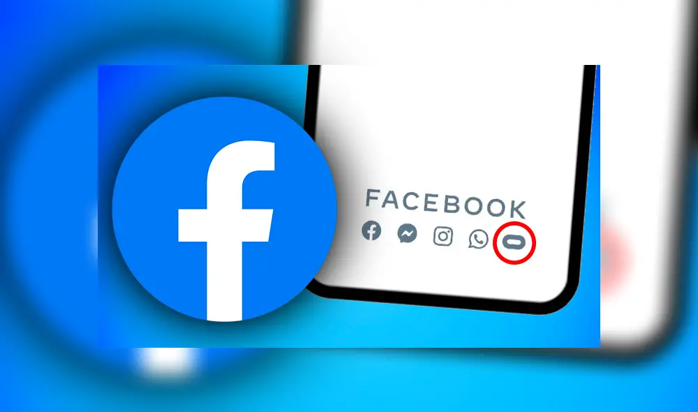 ¿Todavía no reconoces este pequeño logo cuando se abre Facebook o WhatsApp? Te quitamos la curiosidad. Imagen: Facebook.