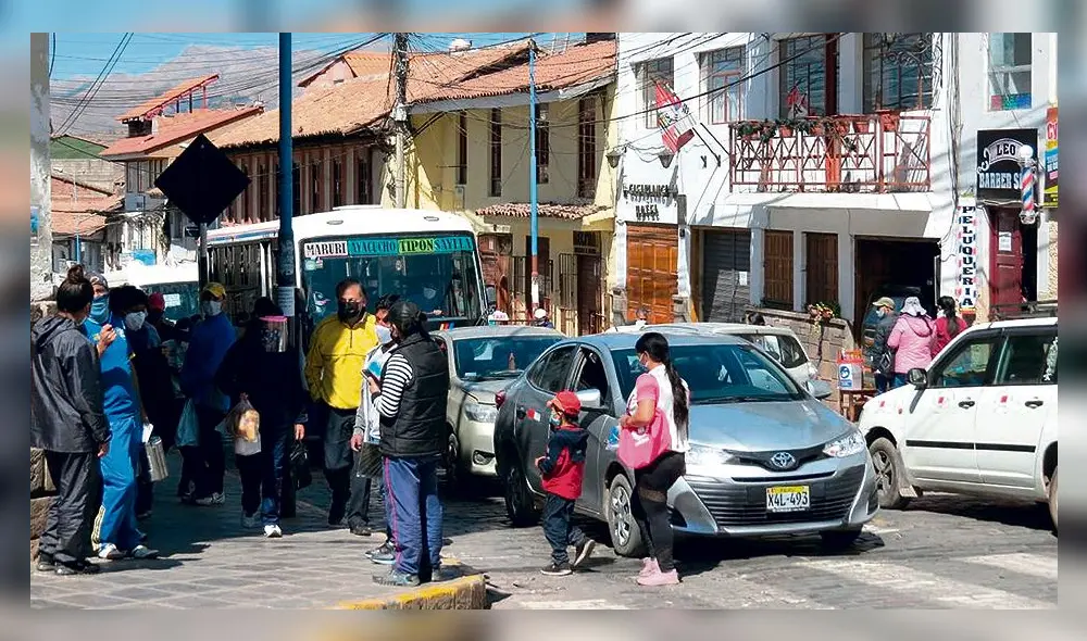 CONDUCTA. El primer mes hubo una considerable reducción de actividades en Cusco. Eso evitó que hubiera más contagios. CONDUCTA. El primer mes hubo una considerable reducción de actividades en Cusco. Eso evitó que hubiera más contagios.