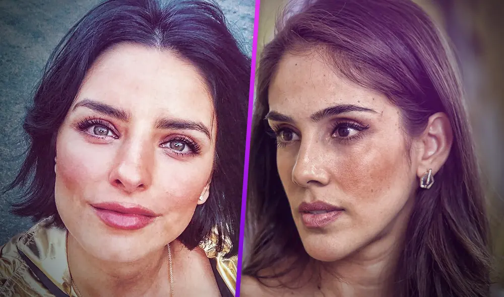 Sandra Echevarría se convirtió en blanco de duras críticas por comentar publicación de Aislinn Derbez. Foto: Composición