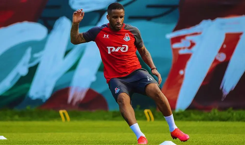 Jefferson Farfán reapareció en los entrenamientos del equipo ruso. | Foto: Lokomotiv de Moscú