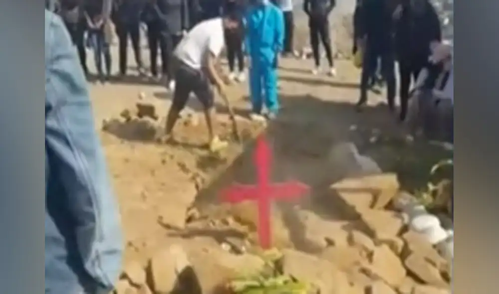 Este hecho sucedió en el cementerio Nueva Esperanza. Foto: captura de ATV