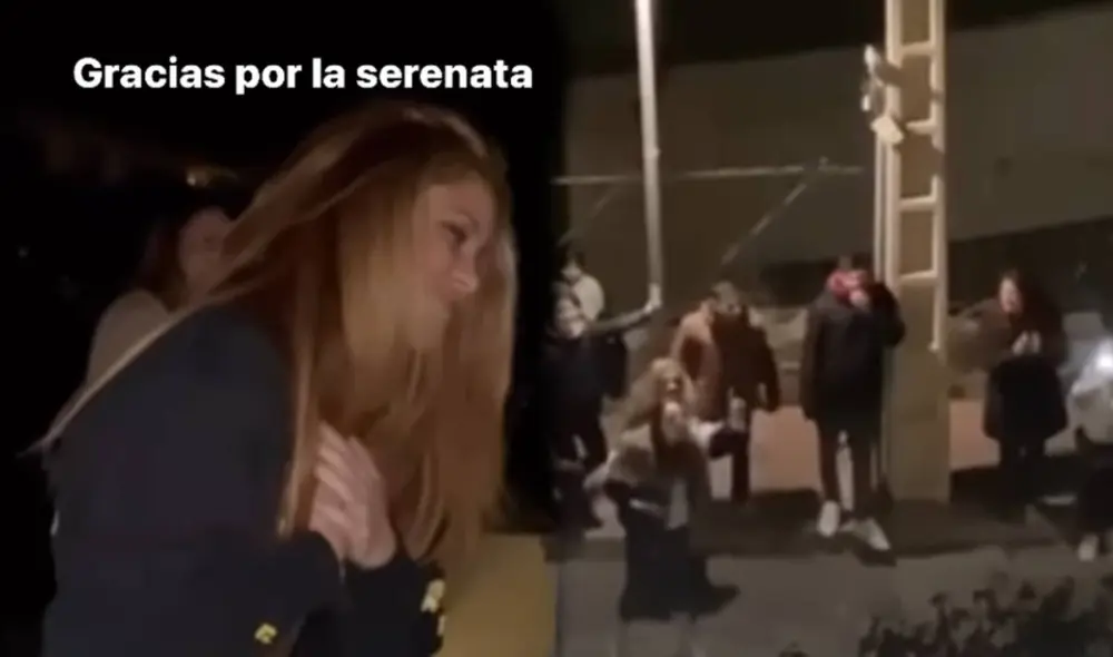 Shakira se emociona tras recibir serenata de fans. Foto: Composición LR/ Instagram: Shakira Shakira se emociona tras recibir serenata de fans. Foto: Composición LR/ Instagram: Shakira