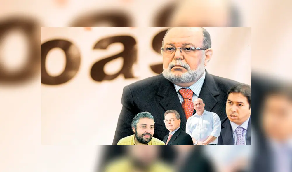 Los protagonistas del acuerdo corrupto entre OAS y el municipio limeño: Leo Pinheiro, Valdemir Garreta, Damiao Moreno Tavares, Leonardo Fracassi y  José Miguel Castro.
