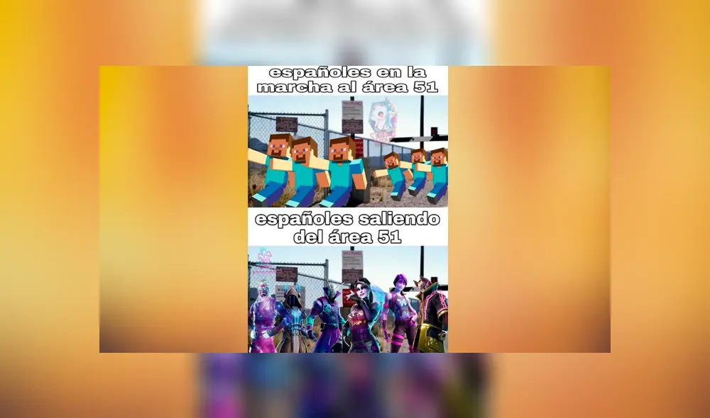 Desliza las imágenes para ver los mejores memes de la invasión del ‘Área 51’. Foto: Facebook/Twitter