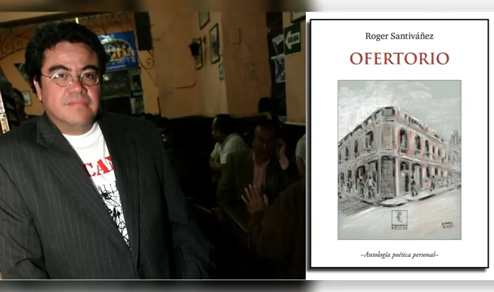 Poeta Roger Santiváñez presenta Ofertorio, antología poética personal Poeta Roger Santiváñez presenta Ofertorio, antología poética personal