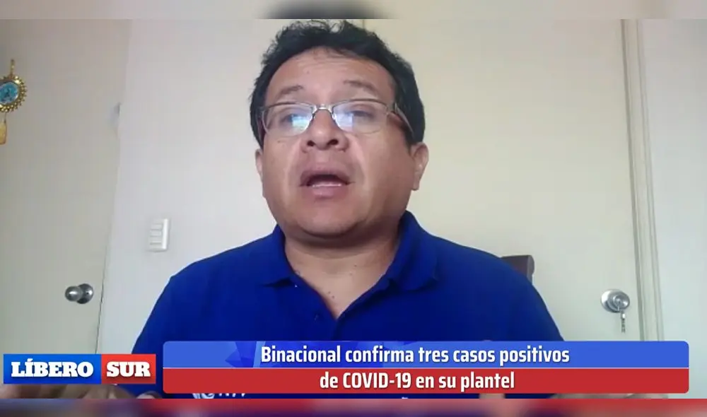 Jorge Jiménez en la conducción de Líbero Sur.