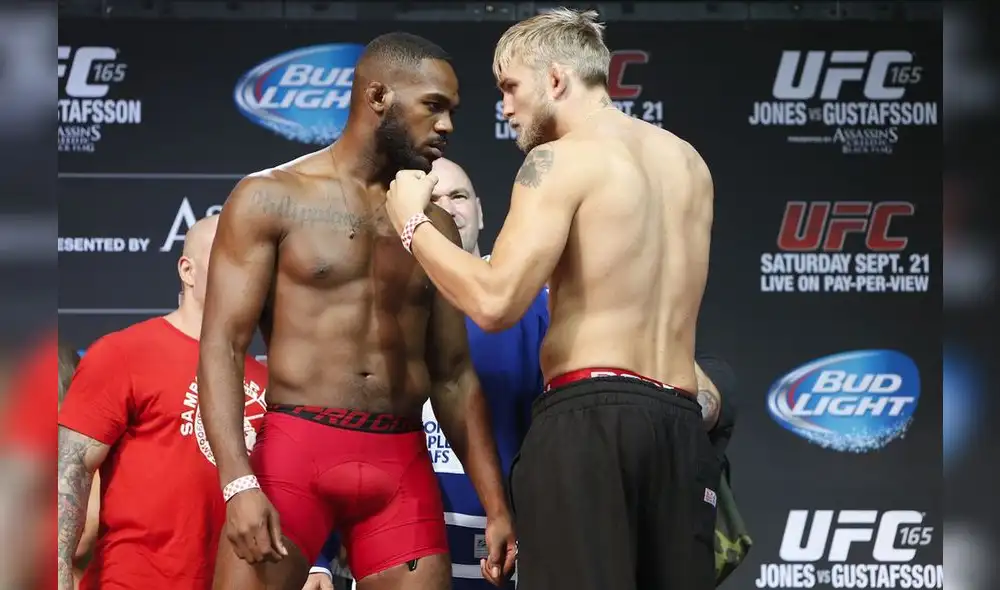 UFC 232: Jon Jones y Alexander Gustafsson casi se van a las manos en conferencia de prensa [VIDEO]