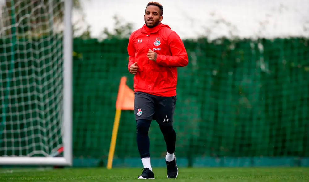 Jefferson Farfán lleva aproximadamente tres temporadas en el Lokomotiv Moscú de Rusia. Foto: Agencias
