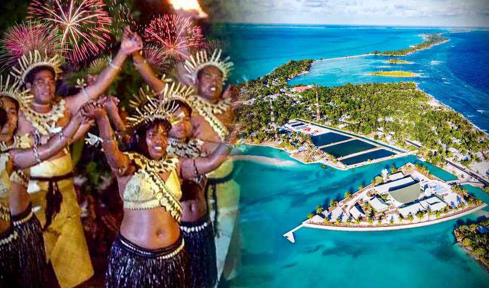 Kiribati utiliza el huso horario  más adelantado del mundo (UTC+14). Foto: Láminas de acero