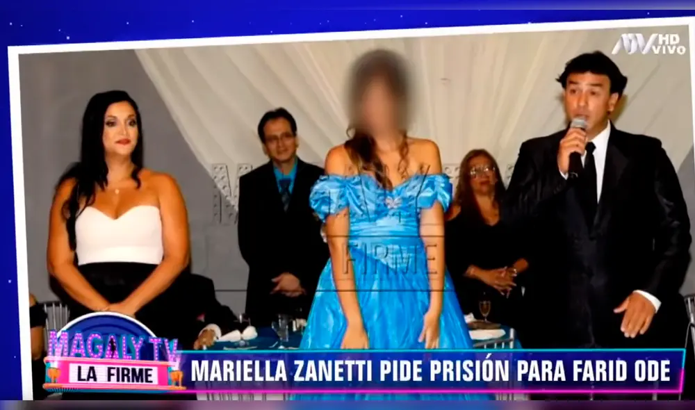 Mariella Zanetti exige prisión contra Farid Ode por no cumplir con su hija