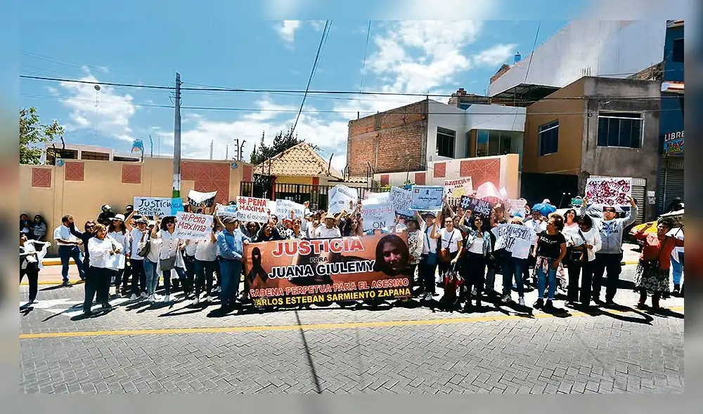 justicia. Familiares y amigos de víctima exigieron que se imponga la pena máxima a Sarmiento. justicia. Familiares y amigos de víctima exigieron que se imponga la pena máxima a Sarmiento.