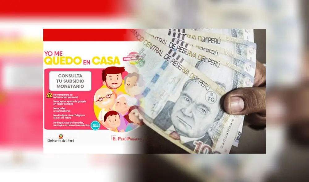 Segundo Bono de 380 soles: ¿cómo cobrar el subsidio monetario? Foto: composición / Captura de la plataforma del Midis y LR.