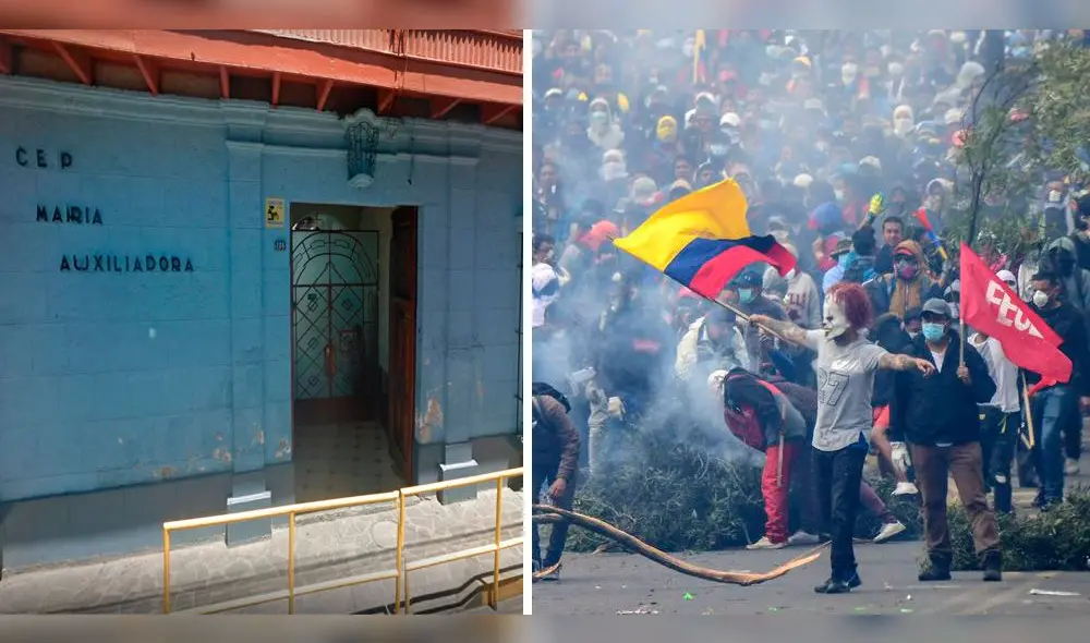Escolares de Arequipa que viajaron de promoción a Ecuador quedaron varadas por protestas Escolares de Arequipa que viajaron de promoción a Ecuador quedaron varadas por protestas