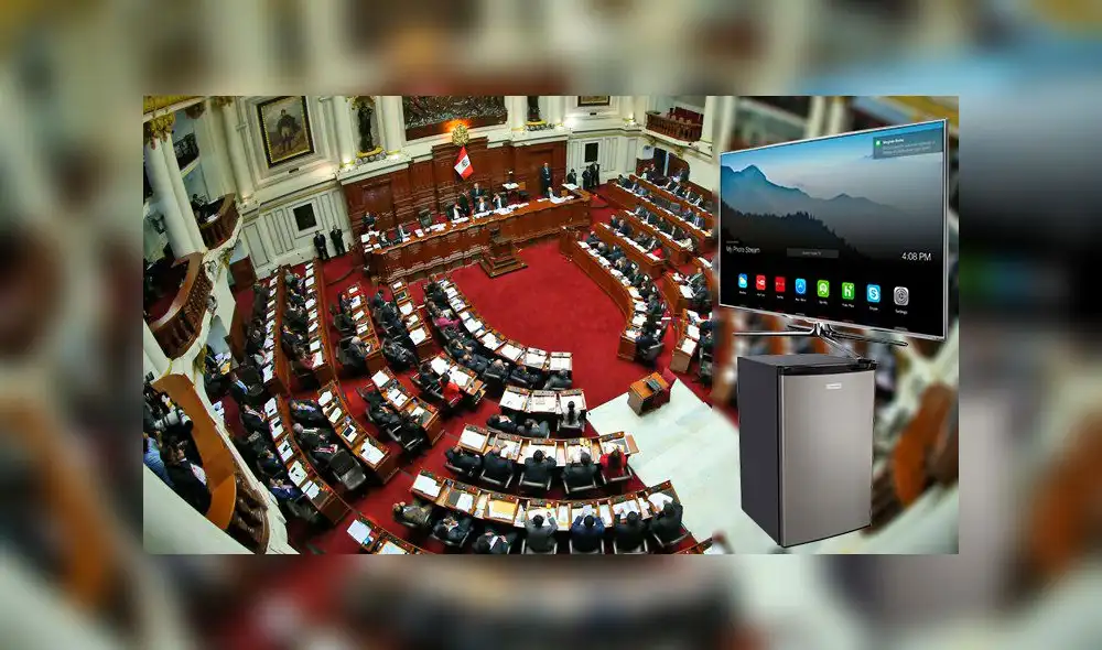 Congreso gastará más de S/ 250 mil en televisores, frigobares y otros electrodomésticos