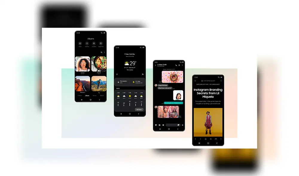 Con One UI 2.0 llega un modo oscuro nativo mejorado. Con One UI 2.0 llega un modo oscuro nativo mejorado.