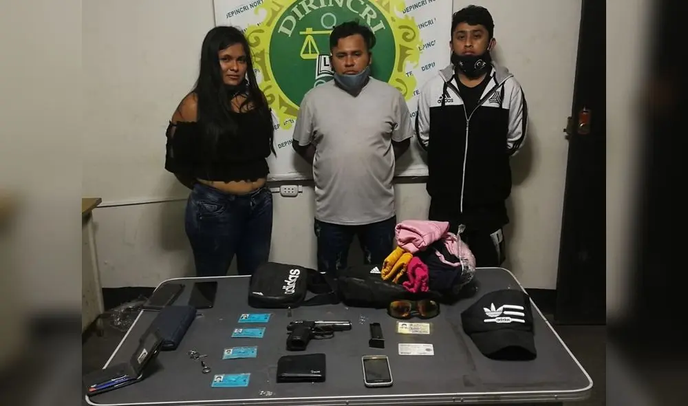 Tres presuntos raqueteros fueron capturados en el distrito de La Esperanza. Tres presuntos raqueteros fueron capturados en el distrito de La Esperanza.