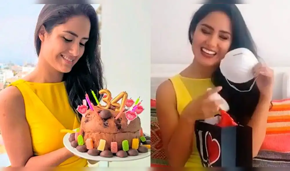 Mayella Lloclla recibe curiosos regalos en su cumpleaños Mayella Lloclla recibe curiosos regalos en su cumpleaños