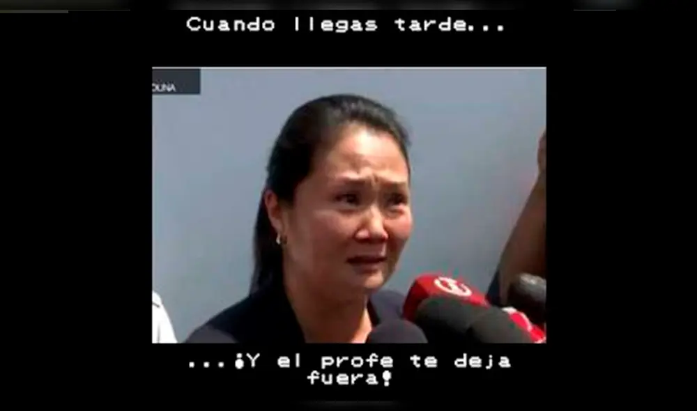 Facebook Viral: Miles de usuarios ironizaron con 'lágrimas' de Keiko Fujimori e hicieron divertidos memes  [FOTOS]