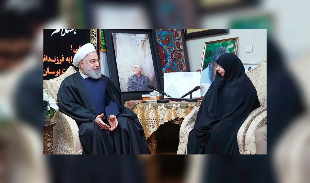 La respuesta de la máxima autoridad de Irán a la hija de Qasem Soleimani. Foto: AP La respuesta de la máxima autoridad de Irán a la hija de Qasem Soleimani. Foto: AP