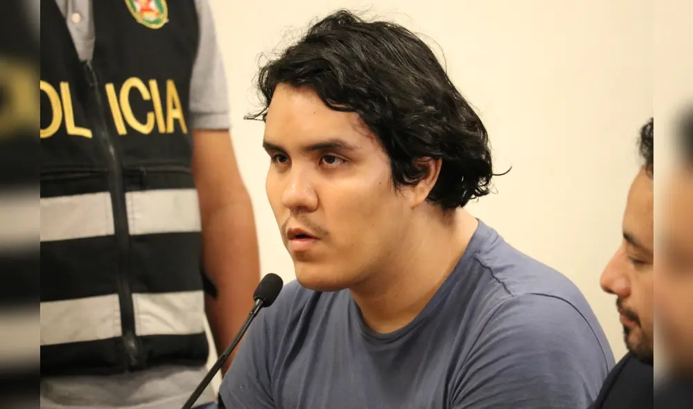 Kevin Villanueva, cuñado de Solsiret, pasó audiencia de control con total normalidad y a la salida deslindó responsabilidad en la desaparición. (Foto: Captura de video / Canal N)