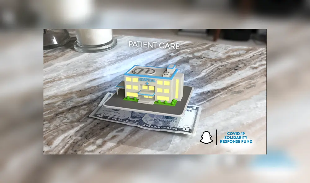 El nuevo efecto de Snapchat mostrará en realidad aumentada cómo ayudan las donaciones. El nuevo efecto de Snapchat mostrará en realidad aumentada cómo ayudan las donaciones.