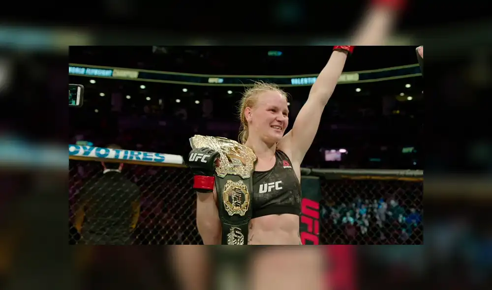 Valentina Shevchenko obtuvo el título peso mosca tras ganarle a Joanna Jdrzejczyk en UFC 231 Valentina Shevchenko obtuvo el título peso mosca tras ganarle a Joanna Jdrzejczyk en UFC 231
