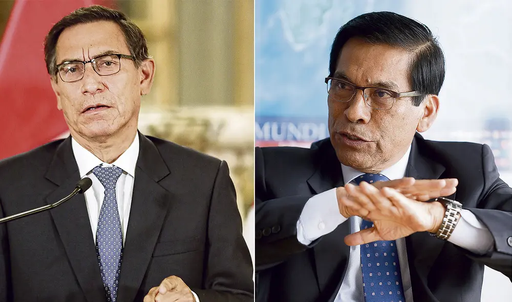 Cercanos. El presidente Martín Vizcarra estaba al frente del Gobierno Regional de Moquegua cuando firmaron contratos con la empresa ATA, que gerenciaba José Manuel Hernández. Foto: Composición La República