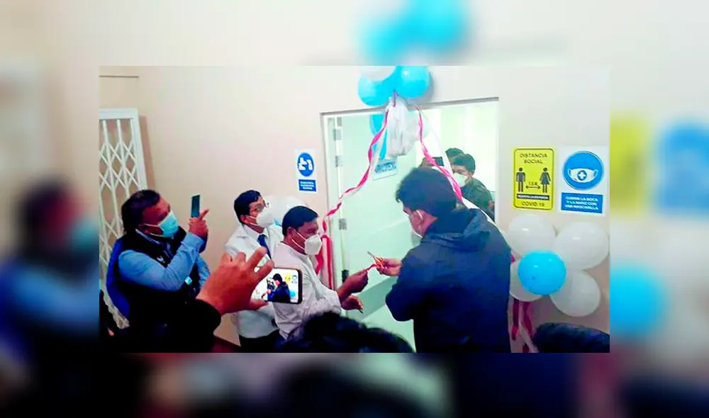 Hospital San Juan de Dios en Pisco. Foto: Facebook