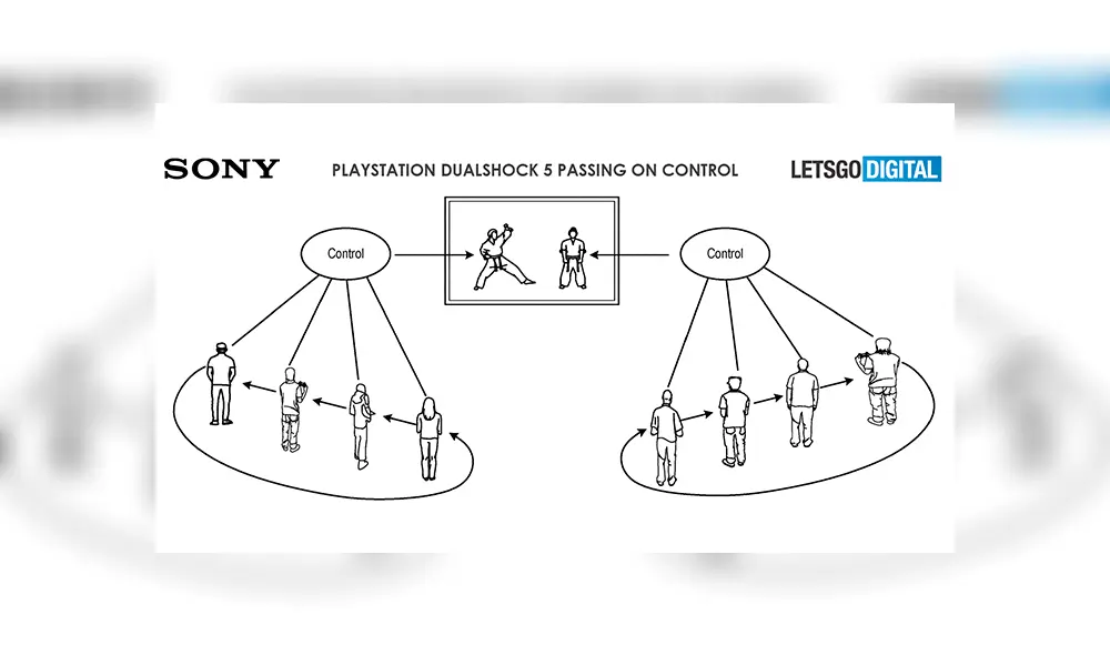 Mandos DualShock 5 convertirían juegos de PS5 de un solo jugador en multijugador. Foto: LetsgoDigital