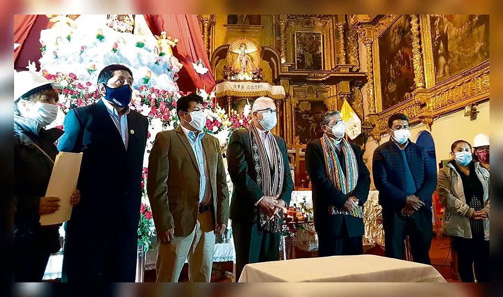 Templo fue hecho de adobe.