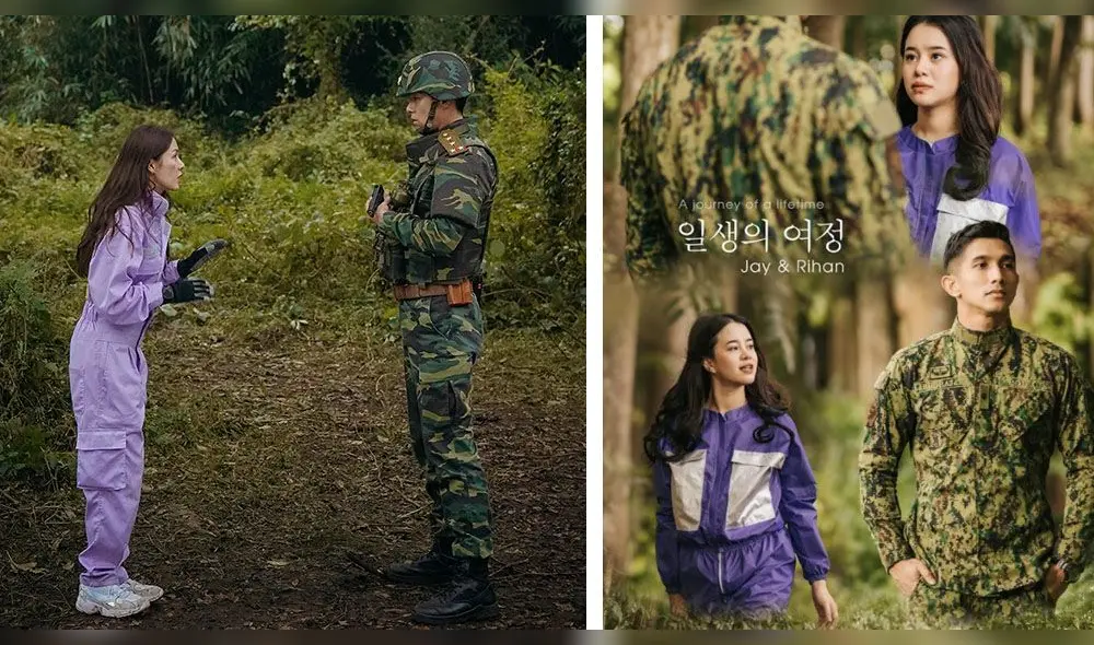 Crash landing on you vs fotografía James Montaño, Filipinas