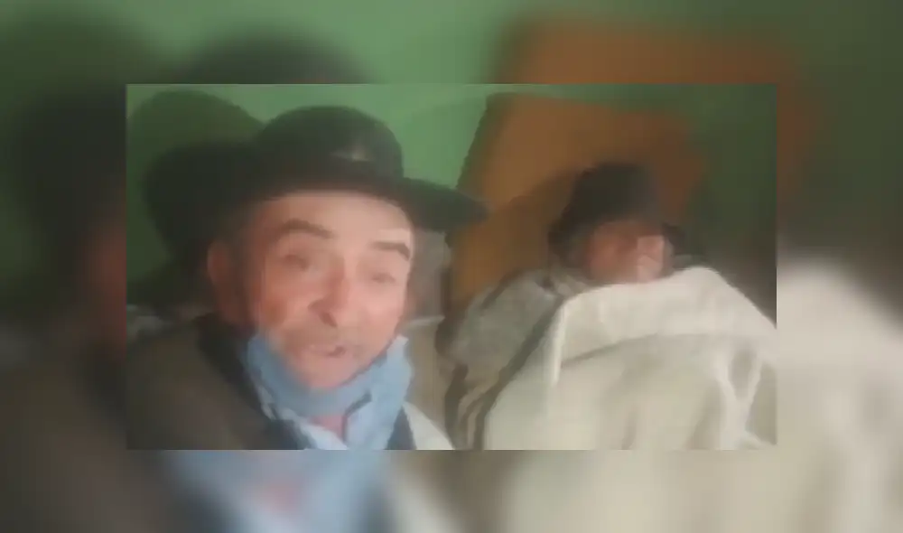 Los vecinos piden ayuda a las autoridades para que los ancianos tengan un techo donde dormir en medio de la pandemia. (Foto: captura) Los vecinos piden ayuda a las autoridades para que los ancianos tengan un techo donde dormir en medio de la pandemia. (Foto: captura)