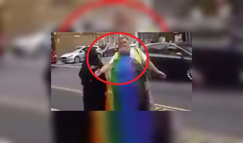 Ataque homofóbico en Londres. Foto: Captura.