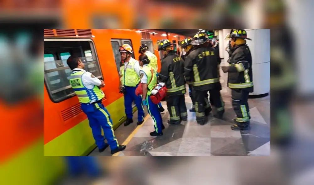 Las autoridades revisarán las cámaras de vigilancia para verificar si la persona se arrojó a las vías. Foto: Difusión.