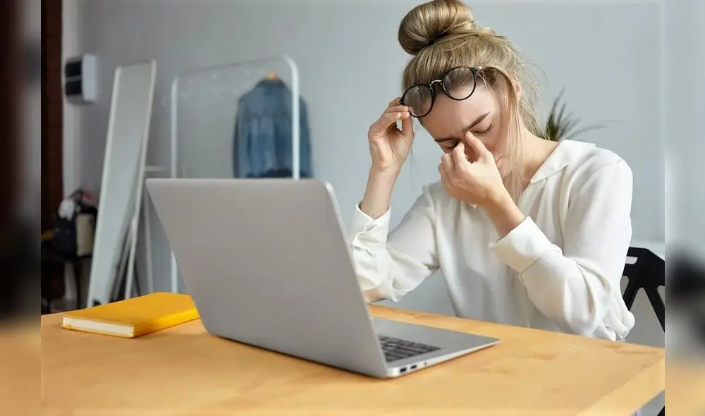 Cansancio visual. Foto: Difusión.