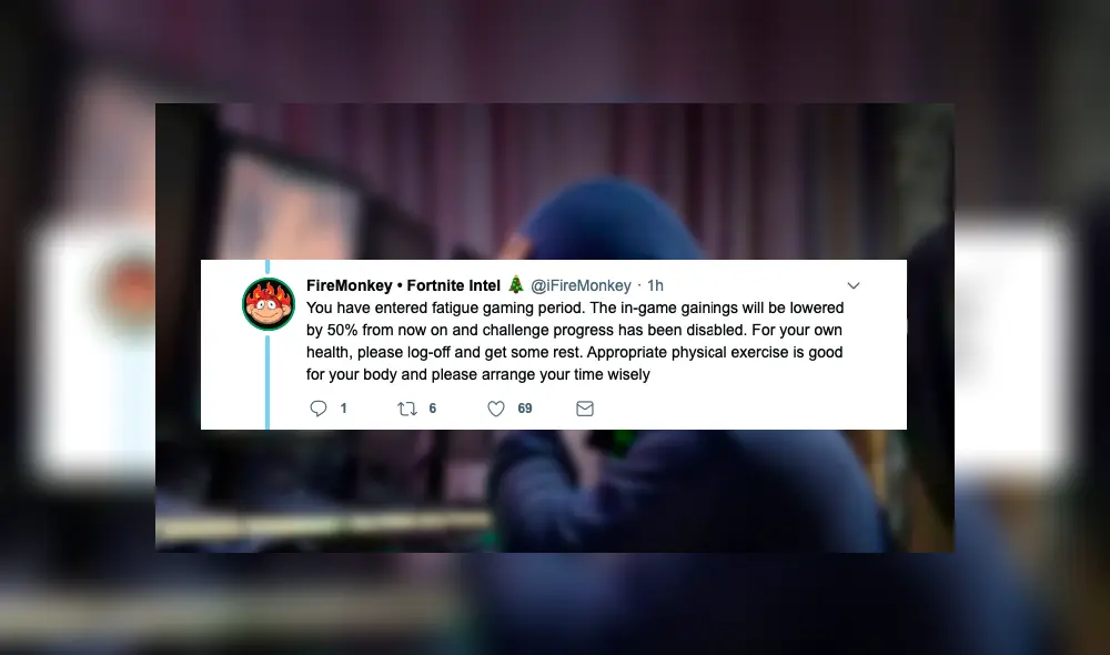 "Por tu propia salud, desconéctate y descansa. El ejercicio físico apropiado es bueno para tu cuerpo. Administra bien tu tiempo."