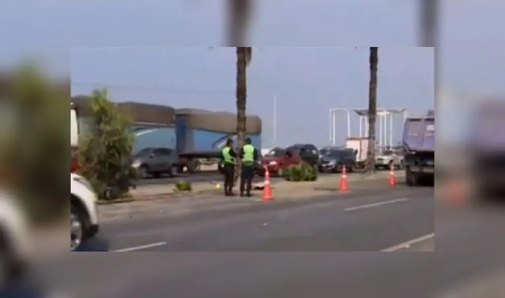 Lurín: un muerto y tres heridos dejó accidente vehicular en la Panamericana Sur [VIDEO]
