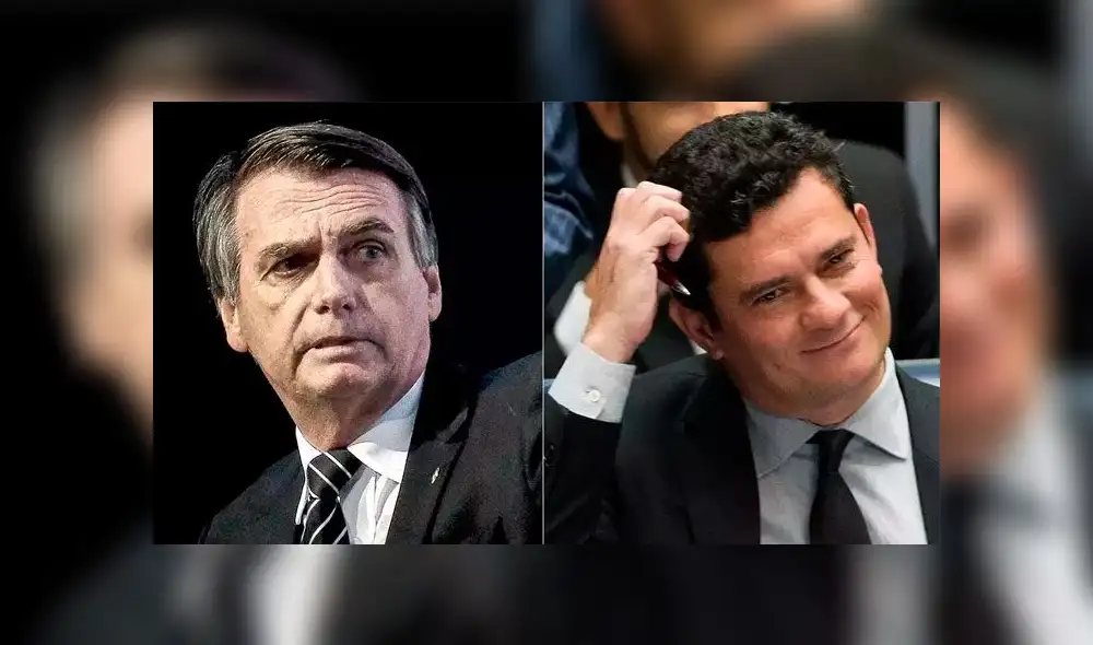 Jair Bolsonaro y Sergio Moro. Foto: La Época.