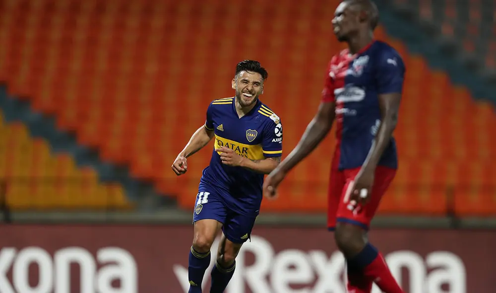 Boca Juniors venció 1-0 a Independiente Medellín con gol del 'Toto' Salvio. | Foto: AFP